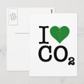 IハートCO2 ポストカード (正面/裏面)