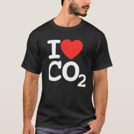 IハートCO2 - I love Carbon Dioxide ユニセックス Dark Tシャツ