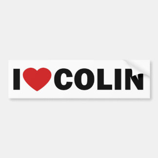 IハートCOLIN バンパーステッカー