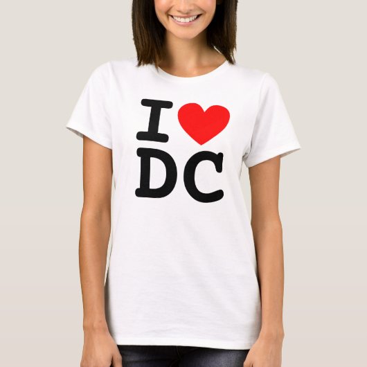 IハートDCシャツ Tシャツ (正面)