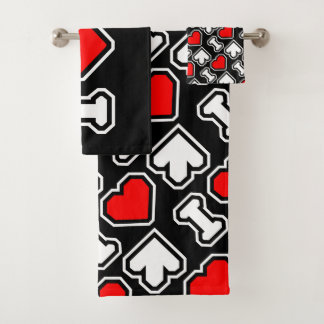 IハートDDR バスタオルセット