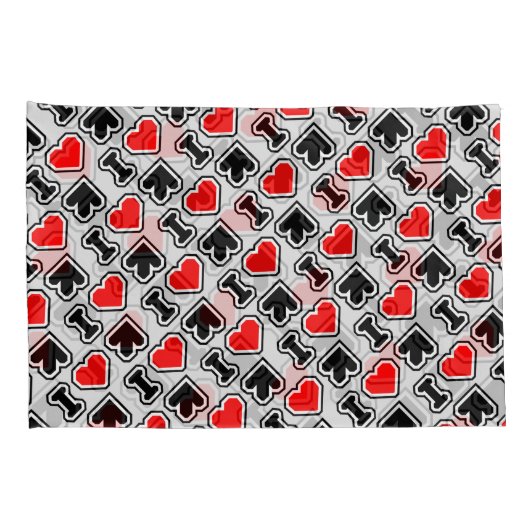 IハートDDR 枕カバー (裏面-右)