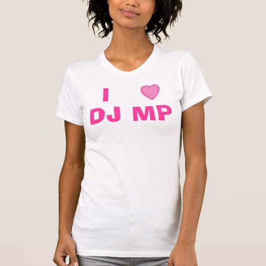 IハートDj Mp Tシャツ (正面)
