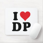 IハートDpイニシャルI Love D.p. First And Last Nam マウスパッド (マウス)