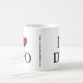 IハートDVO コーヒーマグカップ (中央)