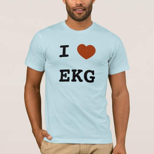 IハートEKG Tシャツ (正面)