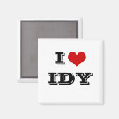 IハートIDY磁石 マグネット (正面/裏面)