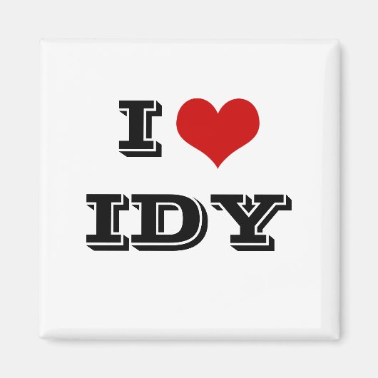 IハートIDY磁石 マグネット (正面)