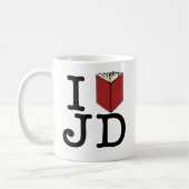 IハートJD コーヒーマグカップ (左)