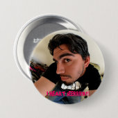 IハートJERMYの愚かな顔ボタン 缶バッジ (正面&裏面)