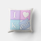 IハートK~Pop クッション (裏面)