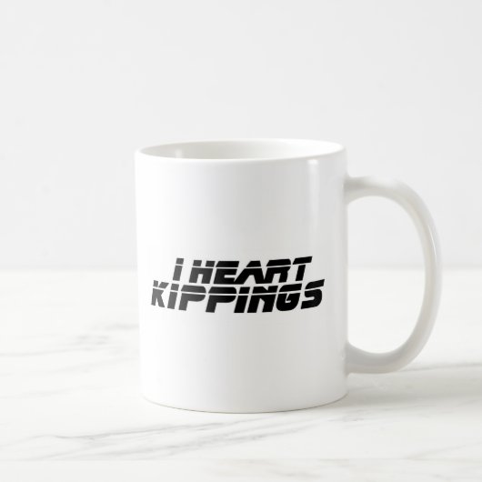 IハートKippings、そうですね? コーヒーマグカップ (右)