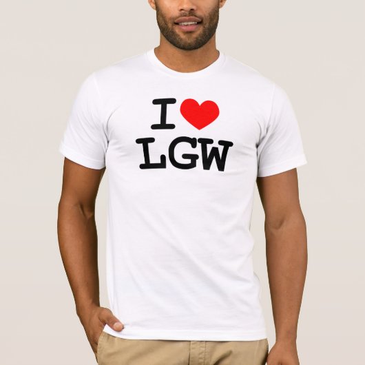 IハートLGWのTシャツ Tシャツ (正面)