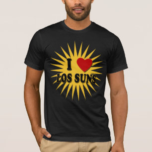 IハートLosの太陽I愛LosはTシャツを日に晒します Tシャツ