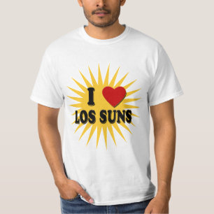 IハートLosの太陽I愛LosはTシャツを日に晒します Tシャツ