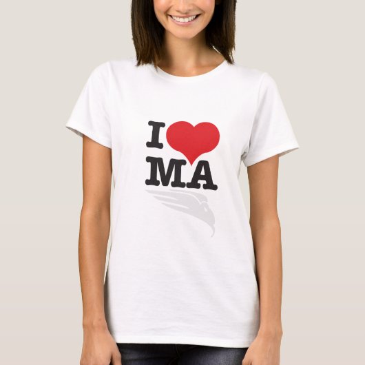 IハートMA (I愛Moto天使 Tシャツ (正面)