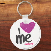 IハートMe紫 キーホルダー (正面)