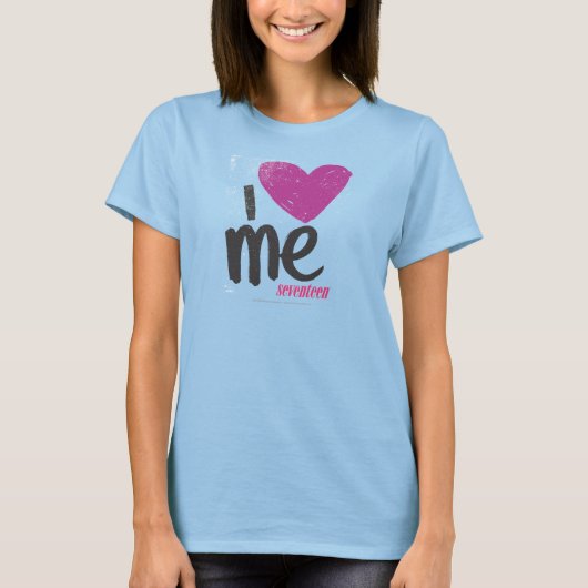 IハートMe紫 Tシャツ (正面)