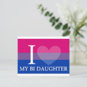 IハートMy Bi Daughter ポストカード (スタンド正面)