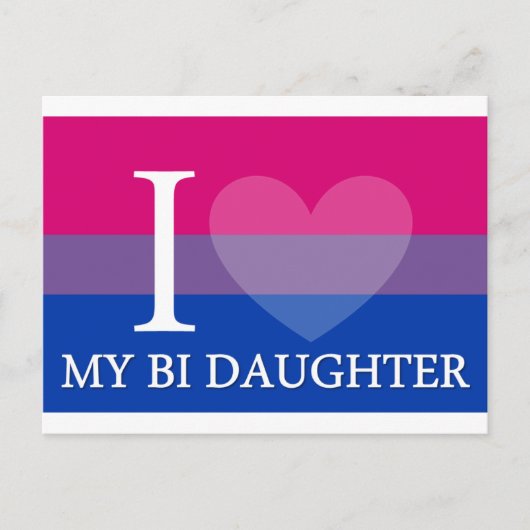 IハートMy Bi Daughter ポストカード (正面)