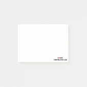 IハートMy Chocolate Lab Post-it Notes ポストイット (正面)
