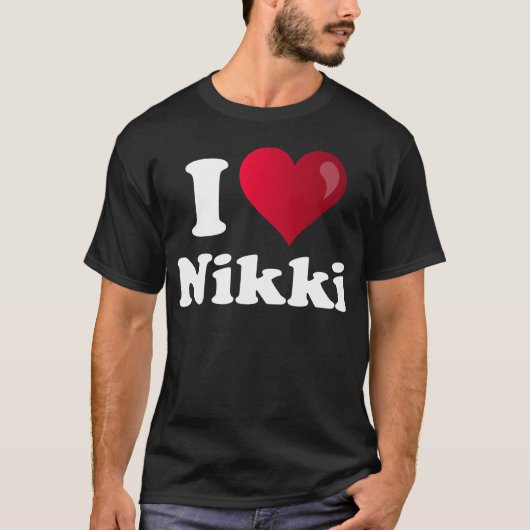 IハートNikki (Haley) Tシャツ (正面)