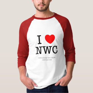 IハートNWC -赤 Tシャツ