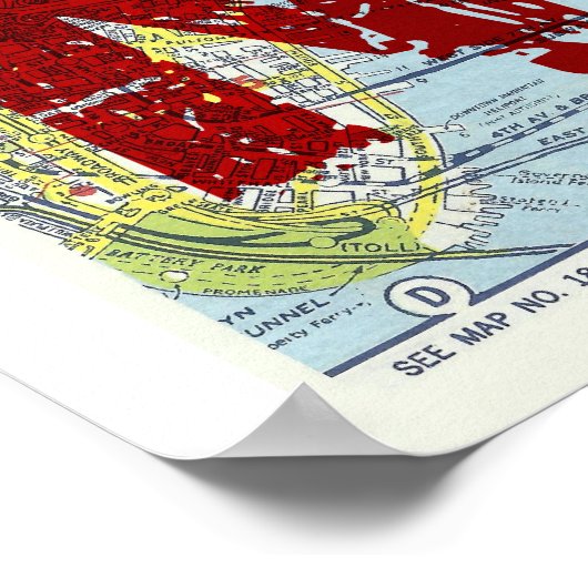 IハートNY ポスター (角)