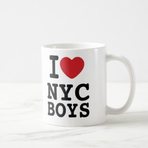 IハートNYCの男の子のコーヒー・マグ コーヒーマグカップ