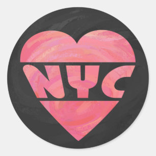 IハートNYC ラウンドシール