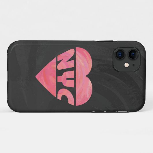 IハートNYC Case-Mate iPhoneケース (裏面(横))