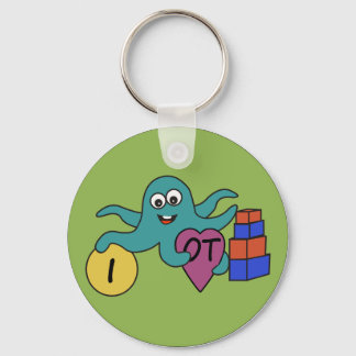 IハートOT丸キーチェーン キーホルダー