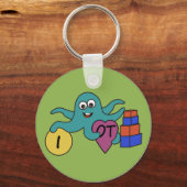 IハートOT丸キーチェーン キーホルダー (正面)