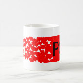 IハートPCR コーヒーマグカップ (中央)