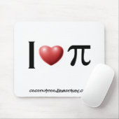 Iハートpiのmousepad マウスパッド (マウス)
