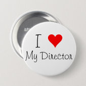 IハートPin私のディレクター 缶バッジ (正面&裏面)