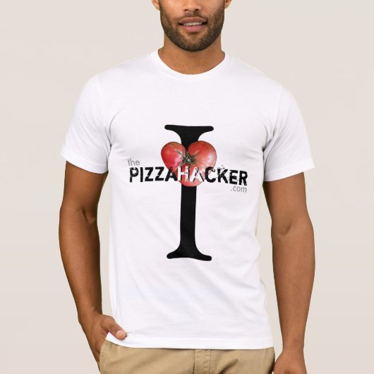 IハートPizzaHacker/チーズか。 Tシャツ (正面)