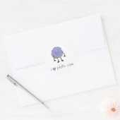 iハートpluto.com ラウンドシール (封筒)