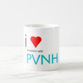 IハートPVNHのコーヒー・マグとの誰か コーヒーマグカップ (中央)