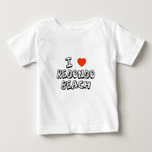IハートRedondo Beach ベビーTシャツ (正面)