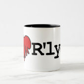 IハートR'lyeh ツートーンマグカップ (中央)