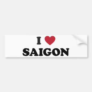 IハートSaigonベトナムホーチミン市 バンパーステッカー