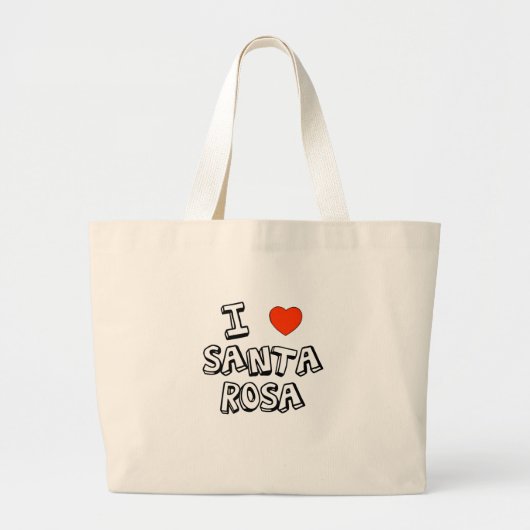 IハートSanta Rosa ラージトートバッグ (正面)
