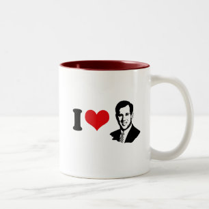 IハートSANTORUM 2012年 ツートーンマグカップ