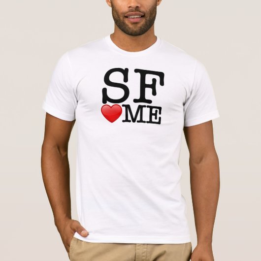 IハートSF、SFハート Tシャツ (正面)
