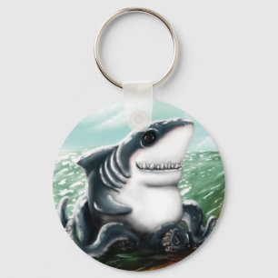 IハートSharktopus キーホルダー