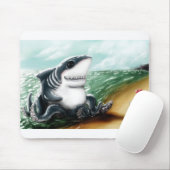 IハートSharktopus マウスパッド (マウス)