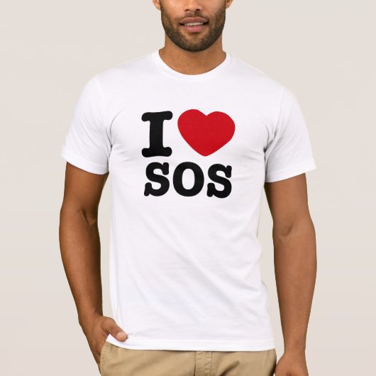 Iハートsos Tシャツ (正面)