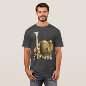 IハートSteampunk Tシャツ (正面フル)