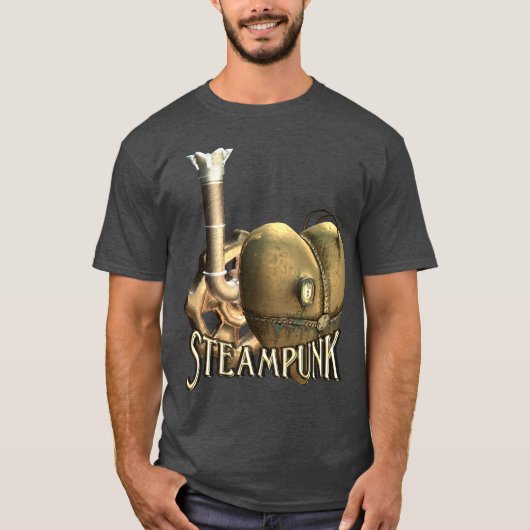 IハートSteampunk Tシャツ (正面)